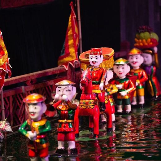 Traditional Vietnamese water puppets